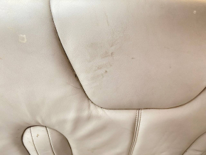 Back row of seats 2nd row Tesla Model S 12-15 pre-restored, grey leather, dry-cleanable, dented, scratches Used