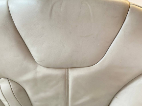 Back row of seats 2nd row Tesla Model S 12-15 pre-restored, grey leather, dry-cleanable, dented, scratches Used
