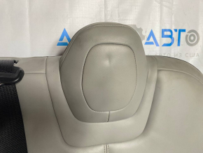 Back row of seats 2nd row Tesla Model S 12-15 pre-restored, grey leather, dry-cleanable, dented, scratches Used