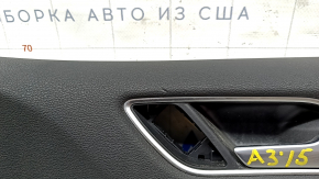 Door trim card front right Audi A3 8V 15-20 4d, 5d, black, dented, scratches, needs cleaning