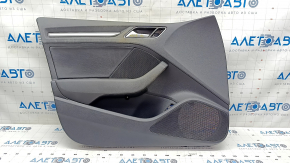 Door trim card front left Audi A3 8V 15-20 4d, 5d, black, dented, for dry cleaning