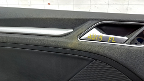 Door trim card front left Audi A3 8V 15-20 4d, 5d, black, dented, for dry cleaning