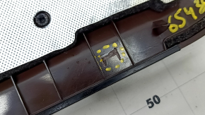 Lower trunk door trim main BMW X7 G07 19-22 Mokka, broken fasteners, scratches