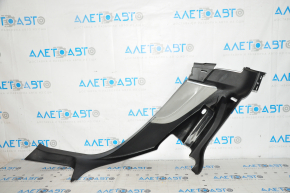 Rear pillar trim lower right Tesla Model S 12-15 pre-rest, type 1, black, with gray insert, scratch, worn Used