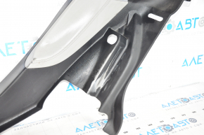 Rear pillar trim lower right Tesla Model S 12-15 pre-rest, type 1, black, with gray insert, scratch, worn Used