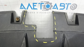 Rear bumper guard left Lexus RX350 RX450h 10-15 no fragment