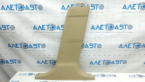 Center pillar trim lower right BMW 5 F10 11-16 beige oyster, break used