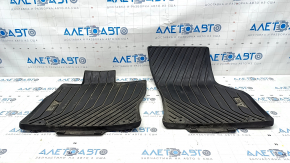 Set of floor mats for Audi A3 8V 15-20 rubber, black