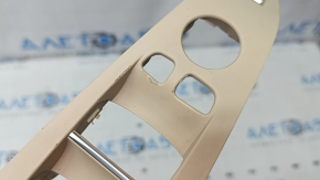 Front left window lift control trim BMW X7 G07 19-22 Canberra-beige, scratches