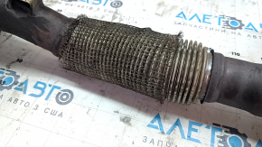 Intake pipe with catalytic converter VW Tiguan 09-17 mesh torn, sawed off