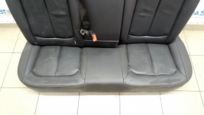 Rear row of seats 2nd row Audi A3 8V 15-16 4d leather, black, worn leather, scratches, dry cleaning