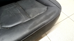 Rear row of seats 2nd row Audi A3 8V 15-16 4d leather, black, worn leather, scratches, dry cleaning