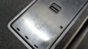 Rear row of seats 2nd row Audi A3 8V 15-16 4d leather, black, worn leather, scratches, dry cleaning