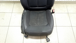 Passenger seat Audi A3 8V 15-20 4d, 5d, without airbag, heated, mechanical, leather, black, worn leather, dry cleanable