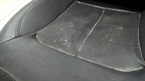 Passenger seat Audi A3 8V 15-20 4d, 5d, without airbag, heated, mechanical, leather, black, worn leather, dry cleanable