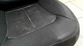 Passenger seat Audi A3 8V 15-20 4d, 5d, without airbag, heated, mechanical, leather, black, worn leather, dry cleanable
