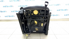 Passenger seat Audi A3 8V 15-20 4d, 5d, without airbag, heated, mechanical, leather, black, worn leather, dry cleanable