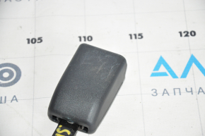 Seat belt latch rear left Tesla Model S 12-20 black, scuffs used