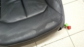 Driver's seat Audi A3 8V 15-20 4d, 5d, with airbag, heated, electric, leather, black, worn leather, rusty