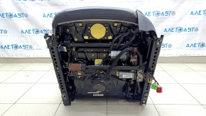 Driver's seat Audi A3 8V 15-20 4d, 5d, with airbag, heated, electric, leather, black, worn leather, rusty