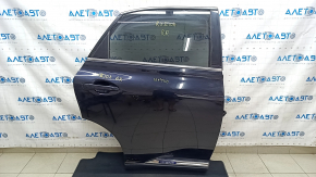 Door assembly rear right Lexus RX450h 10-15 hybrid, blue 214, bump, scratches
