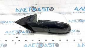 Side mirror left BMW X7 G07 19-22 turn signal, heating, memory, auto-dimming, BSM, camera, Shadow-Line, 9 pins, white, green chip, scratches