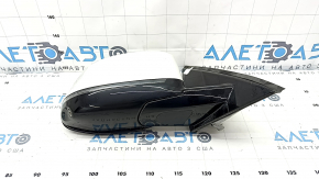 Side mirror right BMW X7 G07 19-22 turn signal, heated, memory, BSM, camera, Shadow-Line, 9 pins, white, green chip