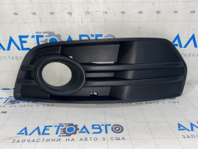 Lower grille front bumper left Audi Q5 8R 09-12 prerest, under fog lights