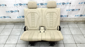 Rear row of seats 3 row BMW X7 G07 19-22 electric, heated, leather, Canberra-beige, Comfort, driftwood, non-working electrics, for dry cleaning
