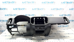 Dashboard front panel without AIRBAG VW Tiguan 09-17 black, peeling off