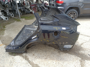 Quarter wing rear left Lexus RX350 RX450h 10-15 on the body, blue, made, poke