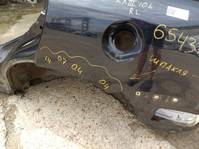 Quarter wing rear left Lexus RX350 RX450h 10-15 on the body, blue, made, poke