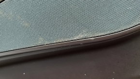 Door trim card rear left BMW X7 G07 19-22 under curtain, leather, Mokka/Canberra-beige, wood insert, driftwood, scratches, corrosion