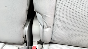Rear row of seats 2 row Lexus RX350 RX450h 10-15 with airbag, armrest insert under the tree, gray leather, dented leather, for dry cleaning