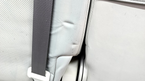 Rear row of seats 2 row Lexus RX350 RX450h 10-15 with airbag, armrest insert under the tree, gray leather, dented leather, for dry cleaning