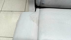 Rear row of seats 2 row Lexus RX350 RX450h 10-15 with airbag, armrest insert under the tree, gray leather, dented leather, for dry cleaning