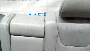 Rear row of seats 2 row Lexus RX350 RX450h 10-15 with airbag, armrest insert under the tree, gray leather, dented leather, for dry cleaning