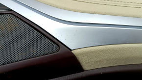 Door trim card front right BMW X7 G07 19-22 leather, Mokka/Canberra-beige, driftwood, corrosion