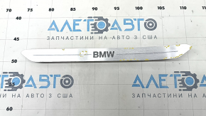 Door sill insert rear left BMW X7 G07 19- chrome with backlight, butt, corrosion