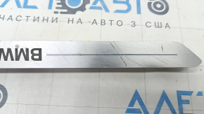 Door sill insert front left BMW X7 G07 19- chrome with backlight, scratches, corrosion