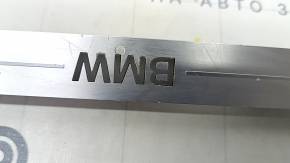 Door sill insert front left BMW X7 G07 19- chrome with backlight, scratches, corrosion
