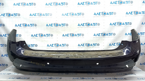 Bare rear bumper Lexus RX350 RX450h 10-15 for parking sensors, blue, CAPA