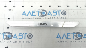 Front right door sill insert BMW X7 G07 19- chrome with backlight, scratches, corrosion