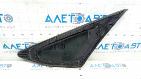 Window blind glass rear left Lexus RX350 RX450h 10-15 chrome, scratches on chrome, cut seal