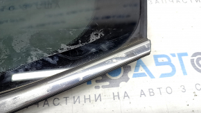 Window blind glass rear right Lexus RX350 RX450h 10-15 chrome, scratches on chrome, cut seal