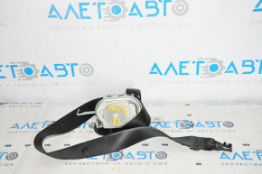 Driver's seat belt Tesla Model S 12-15 pre-rest, black, cracked Used