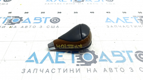 Gear knob Lexus RX350 RX450h 10-15 leather dark wood, scratches