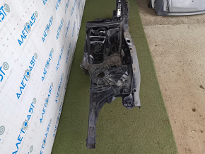Front left quarter Mercedes C-class W205 15-21 sawed off, with central pillar, black, butt