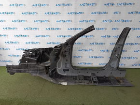 Mercedes C-class W205 15-21 front right quarter sawn off, with central pillar, black, butt