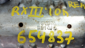 Exhaust manifold rear with catalytic converter Lexus RX450h 10-15 broken stud